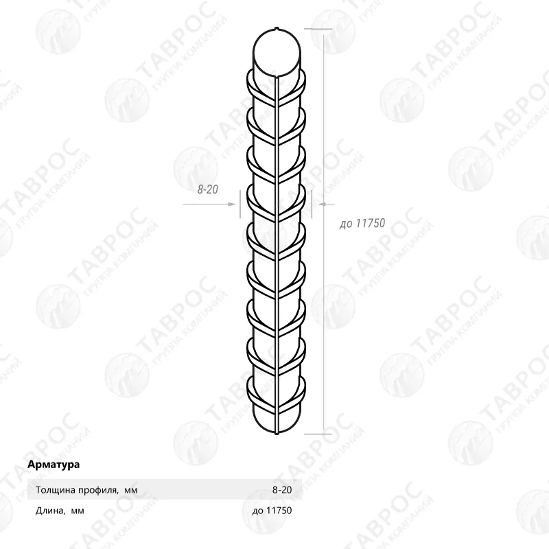 Арматура А3 А500С 18